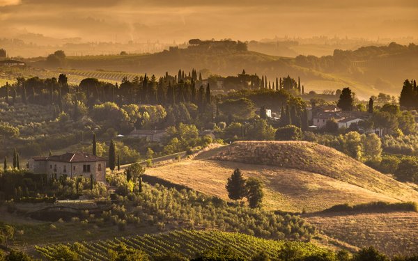 Où trouver une location de vacances en Toscane avec des cours de cuisine italienne et des visites de fermes locales?